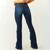 Elyse Dusk – Fitted Flare Jeans