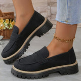 Women’s Chunky Sole Penny Loafers