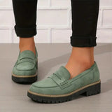Women’s Chunky Sole Penny Loafers