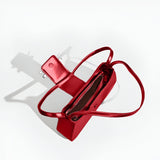 Women’s Shoulder Bag – Bow Detail PU Leather Small Purse