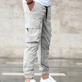 Bradley - Sturdy Cargo Trousers With Multiple Pockets and Drawstring