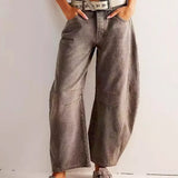 Sable Rush – Leopard Print Wide-Leg Jeans