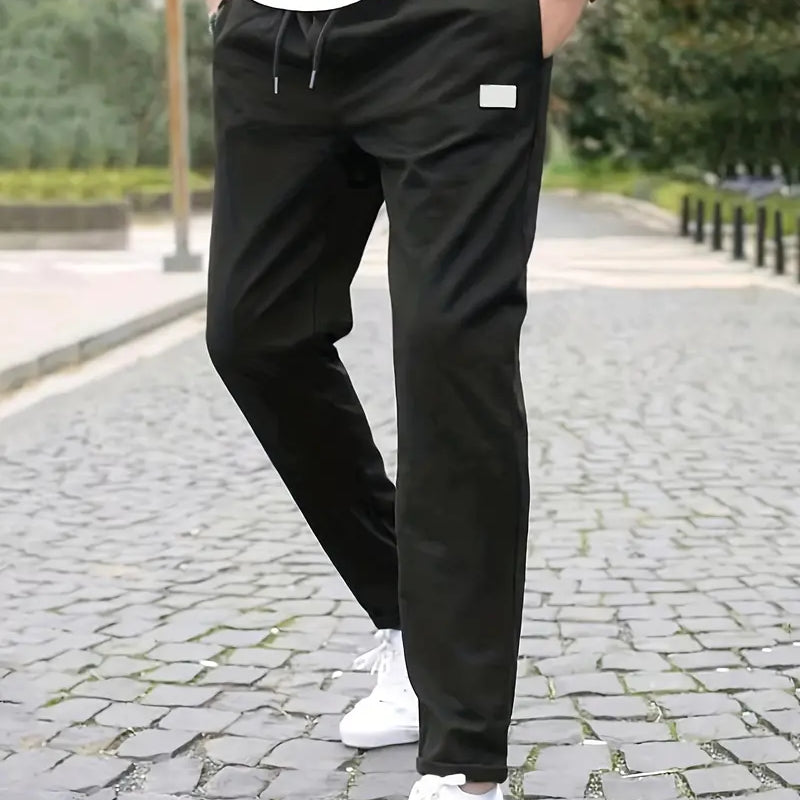 Bryson - Chic Sporty Stretch Jogging Pants With Drawstring and a Relaxed Waist