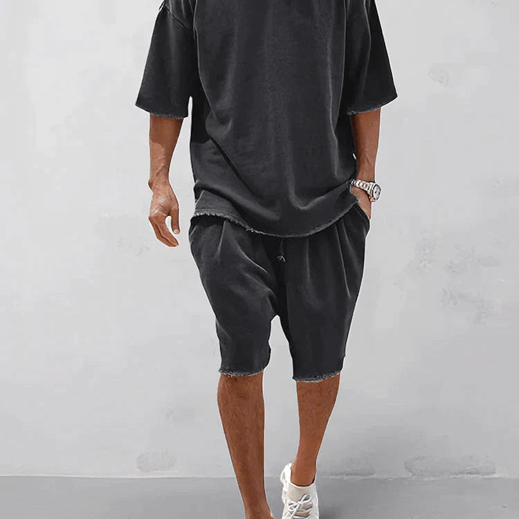 Wilfred - Loose shirt and shorts tracksuit for men