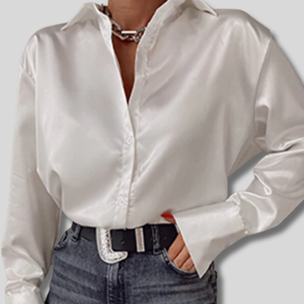 Annelies - Summer blouses for women with crossed back neckline