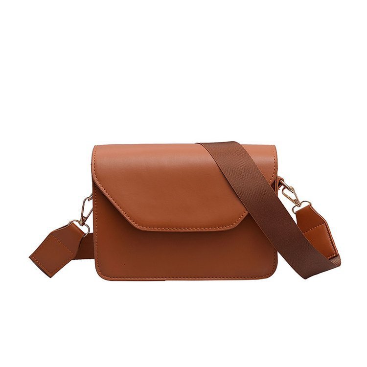 Stylish Leather Shoulder Bag with Adjustable Strap