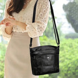 Elegant Fashion Leather Crossbody Saddle Bag