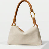 ROTIN — Woven Handle Hobo Bag