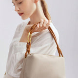 ROTIN — Woven Handle Hobo Bag