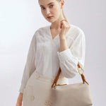 ROTIN — Woven Handle Hobo Bag