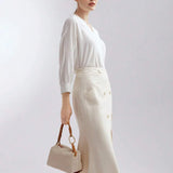 ROTIN — Woven Handle Hobo Bag