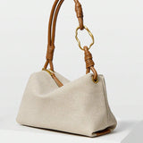 ROTIN — Woven Handle Hobo Bag