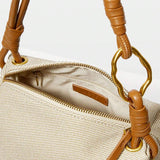 ROTIN — Woven Handle Hobo Bag