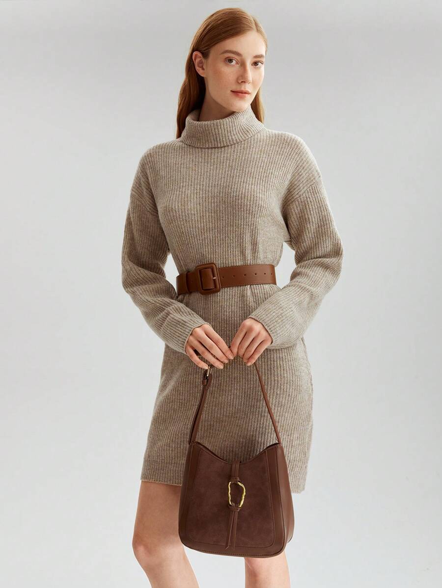 ANNEAU — Metal Ring Shoulder Hobo Bag