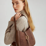 ANNEAU — Metal Ring Shoulder Hobo Bag