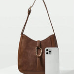 ANNEAU — Metal Ring Shoulder Hobo Bag