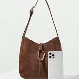 ANNEAU — Metal Ring Shoulder Hobo Bag