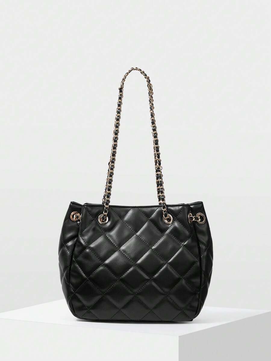 MATELASSÉ — Quilted Chain Shoulder Bag