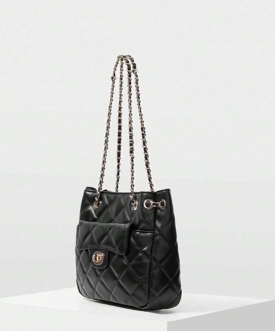 MATELASSÉ — Quilted Chain Shoulder Bag