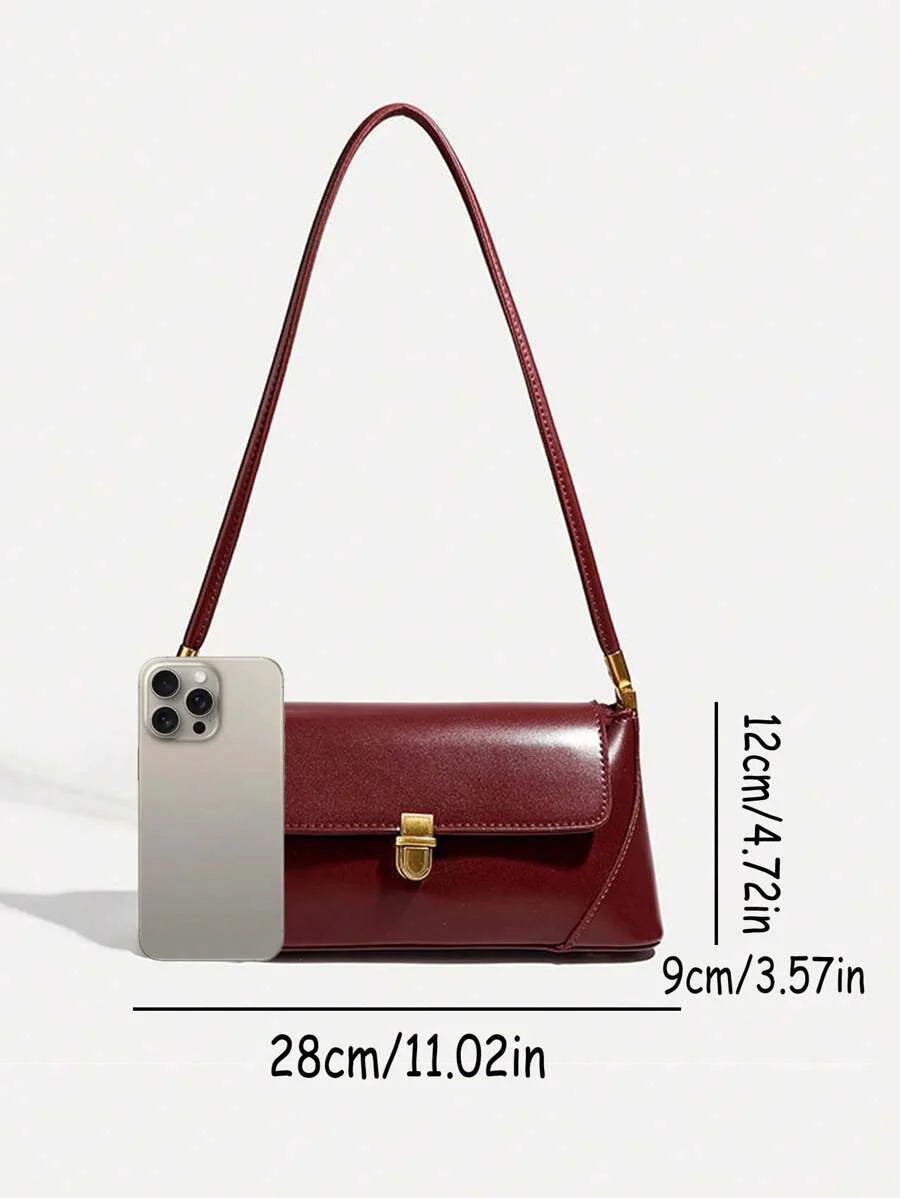 LOQUET — Retro Flap Baguette Bag