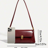 LOQUET — Retro Flap Baguette Bag