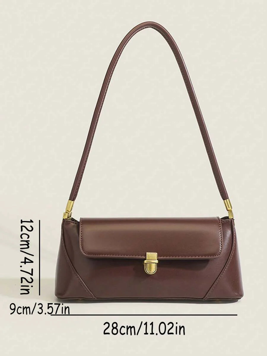 LOQUET — Retro Flap Baguette Bag