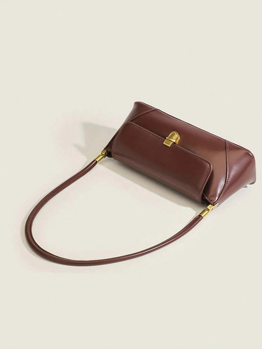 LOQUET — Retro Flap Baguette Bag
