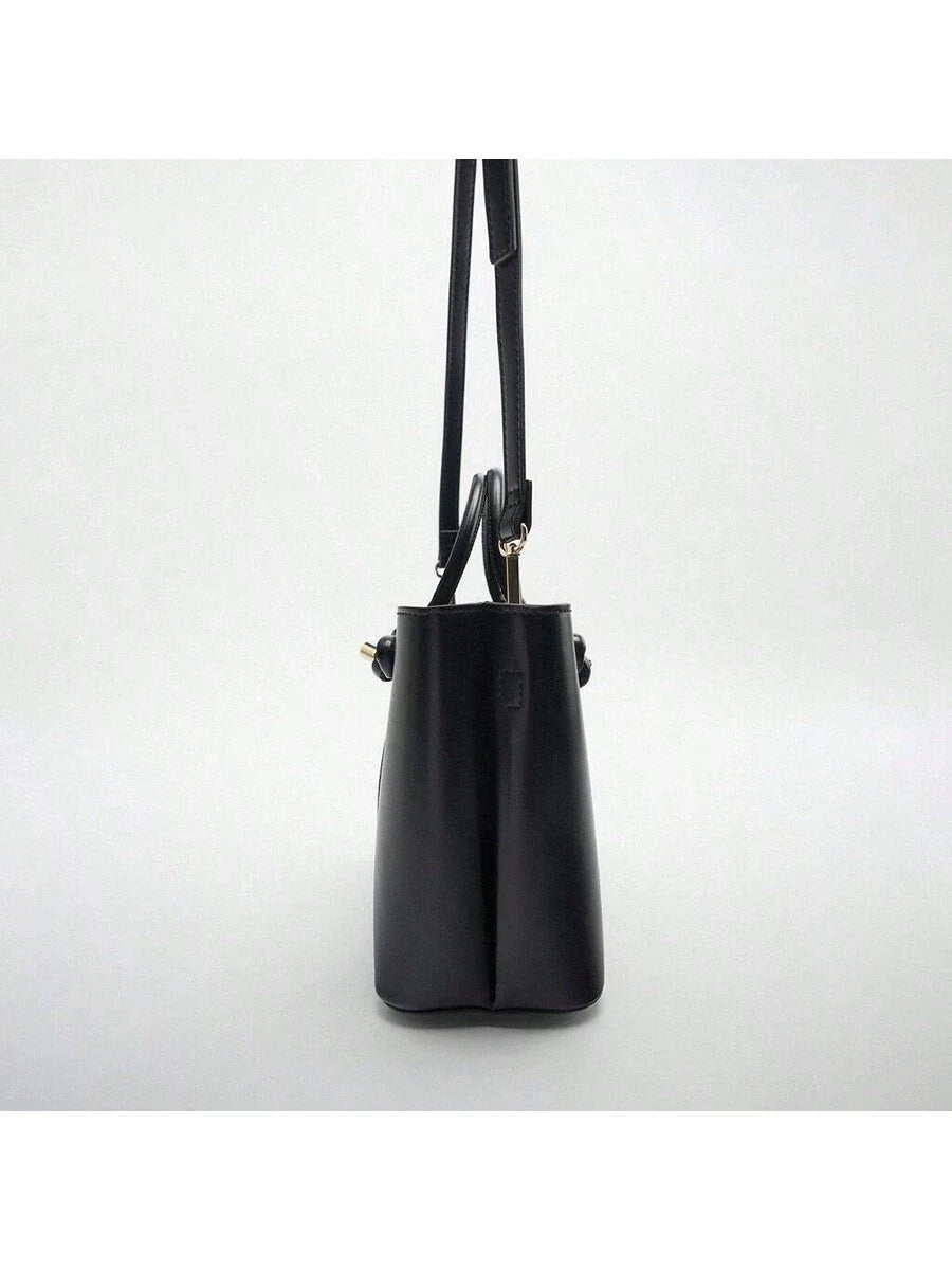 CÉLADON — Mini Structured Top Handle Tote