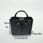CÉLADON — Mini Structured Top Handle Tote