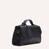 ÉCAILLE — Snake Texture Top Handle Bag