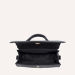 ÉCAILLE — Snake Texture Top Handle Bag