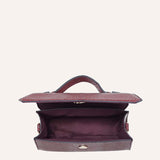 ÉCAILLE — Snake Texture Top Handle Bag