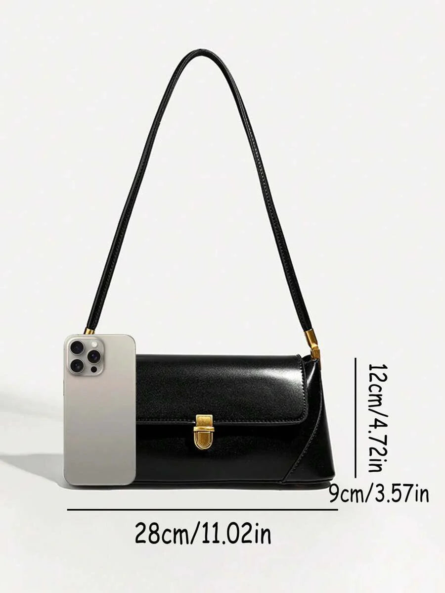 LOQUET — Retro Flap Baguette Bag