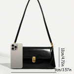 LOQUET — Retro Flap Baguette Bag