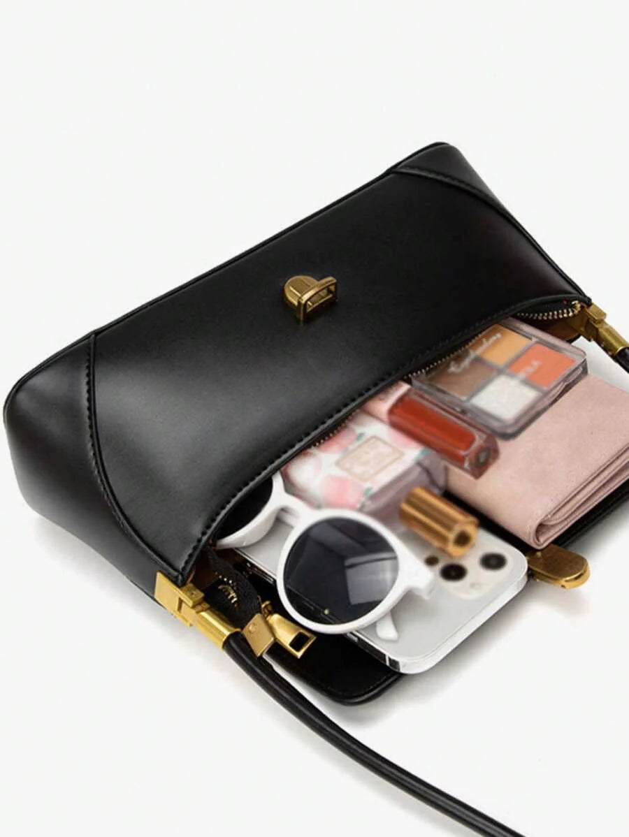 LOQUET — Retro Flap Baguette Bag