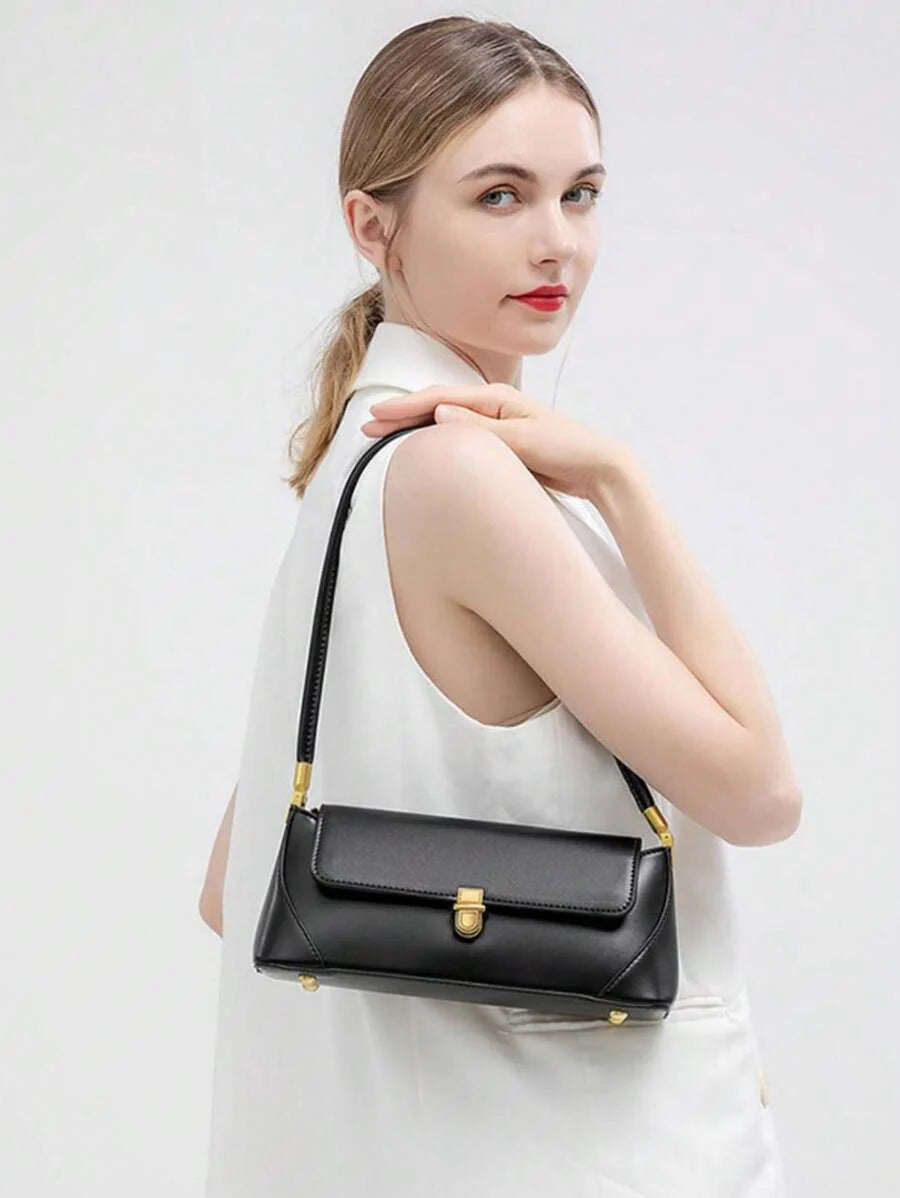 LOQUET — Retro Flap Baguette Bag