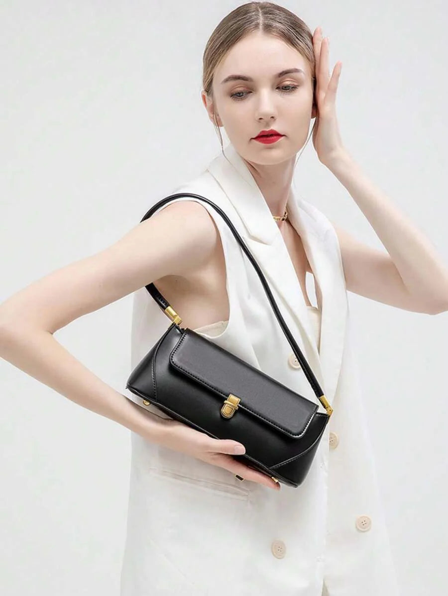 LOQUET — Retro Flap Baguette Bag