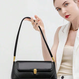 LOQUET — Retro Flap Baguette Bag
