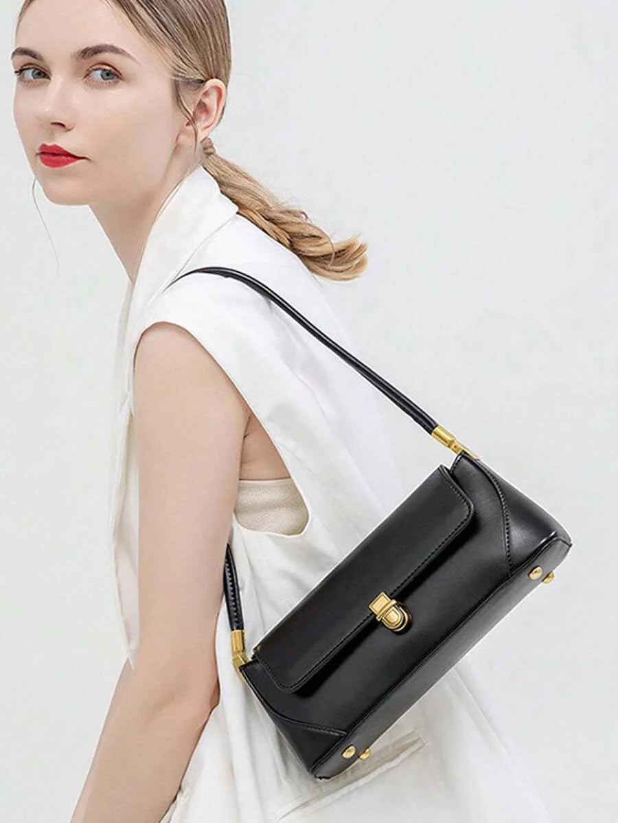 LOQUET — Retro Flap Baguette Bag
