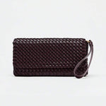 TRESSE — Woven Baguette Shoulder Bag