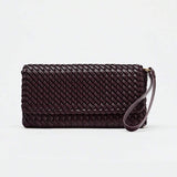 TRESSE — Woven Baguette Shoulder Bag