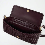 TRESSE — Woven Baguette Shoulder Bag
