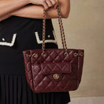 MATELASSÉ — Quilted Chain Shoulder Bag