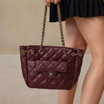 MATELASSÉ — Quilted Chain Shoulder Bag