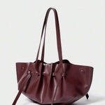 CHIFFONNÉ — Ruched Oversized Tote Bag