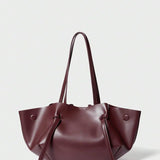 CHIFFONNÉ — Ruched Oversized Tote Bag