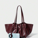 CHIFFONNÉ — Ruched Oversized Tote Bag