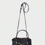 MORS — Equestrian Top Handle Bag Black