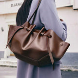 CHIFFONNÉ — Ruched Oversized Tote Bag