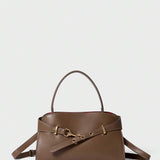 MORS — Equestrian Top Handle Bag Brown
